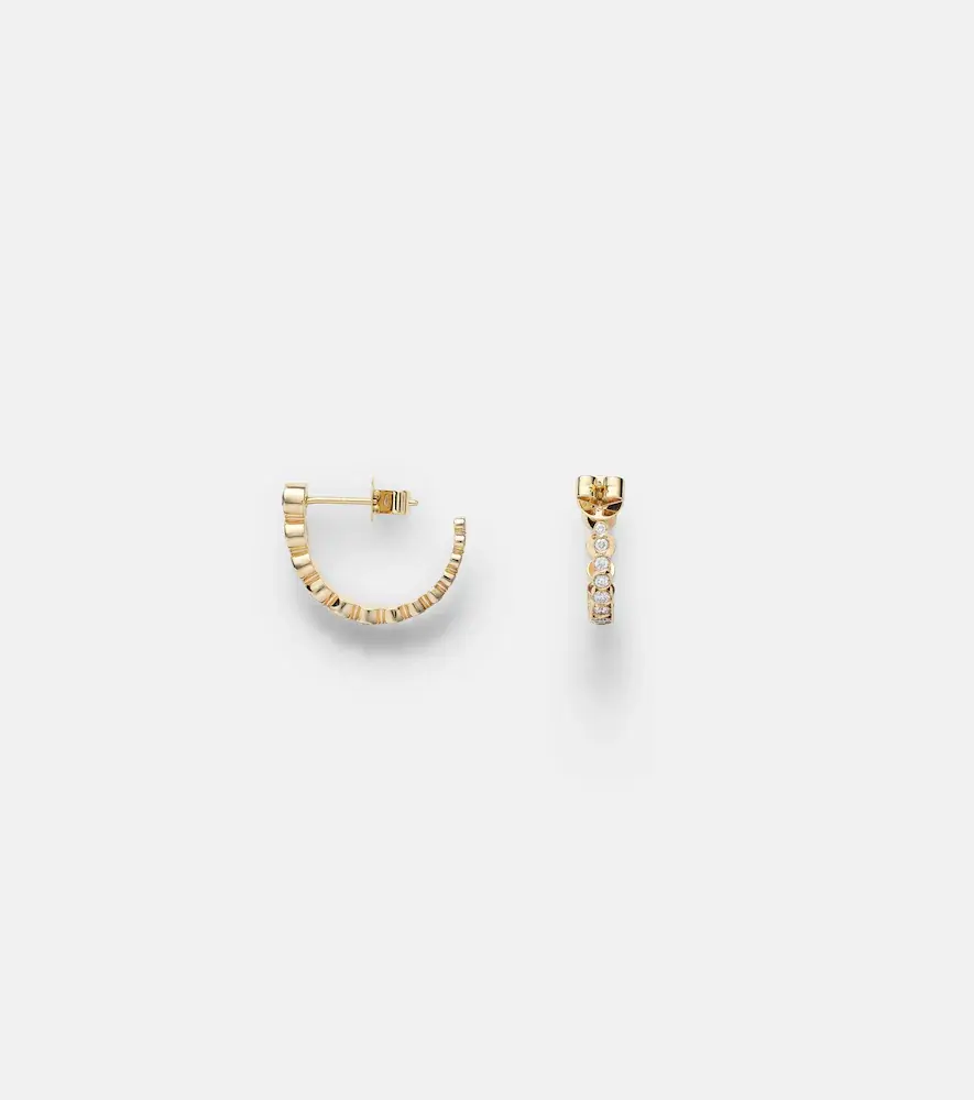Sophie Bille Brahe Boucle Ensemble 18kt gold earrings with diamonds | Thumbnail 2 Sophie Bille Brahe Boucle Ensemble 18kt gold earrings with diamonds | Thumbnail 2