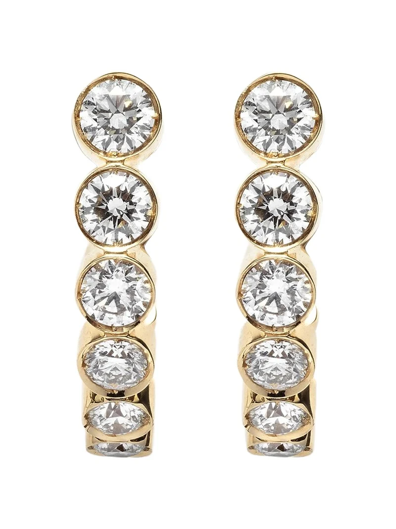 Boucle Ensemble 18kt gold earrings with diamonds Boucle Ensemble 18kt gold earrings with diamonds