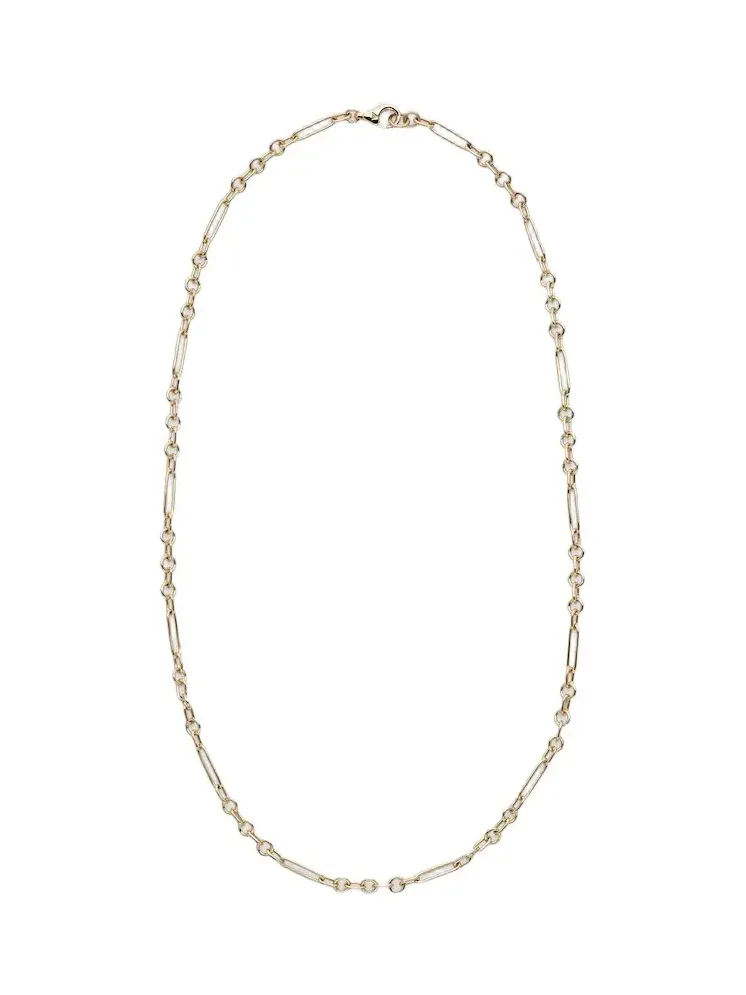 Mixed Clip 18kt gold chain necklace Mixed Clip 18kt gold chain necklace