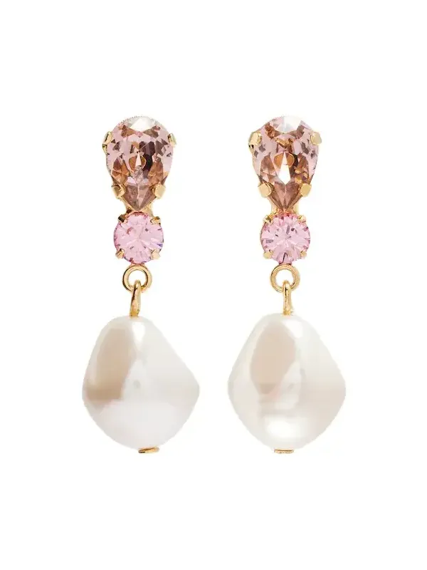 Kristina gold-plated drop earrings Kristina gold-plated drop earrings