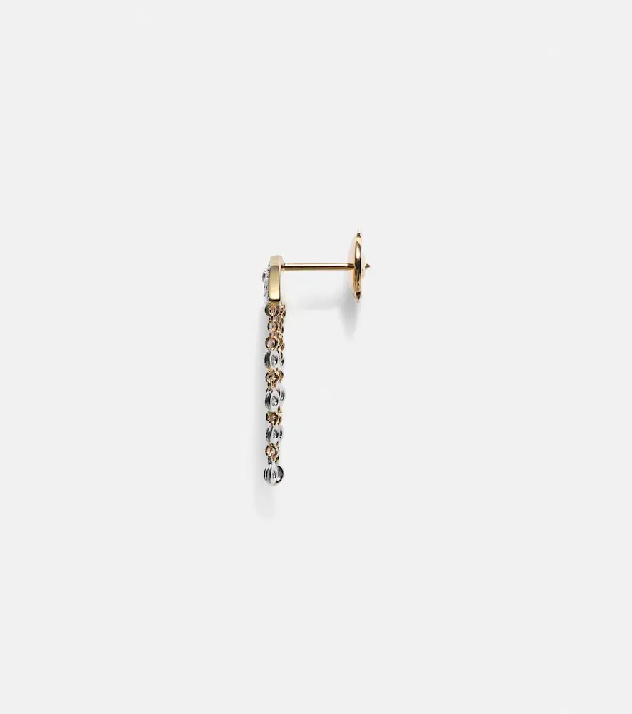 Yvonne Léon Yvonne Léon Méduse 18kt gold single earring with diamonds | Thumbnail 2 Yvonne Léon Yvonne Léon Méduse 18kt gold single earring with diamonds | Thumbnail 2