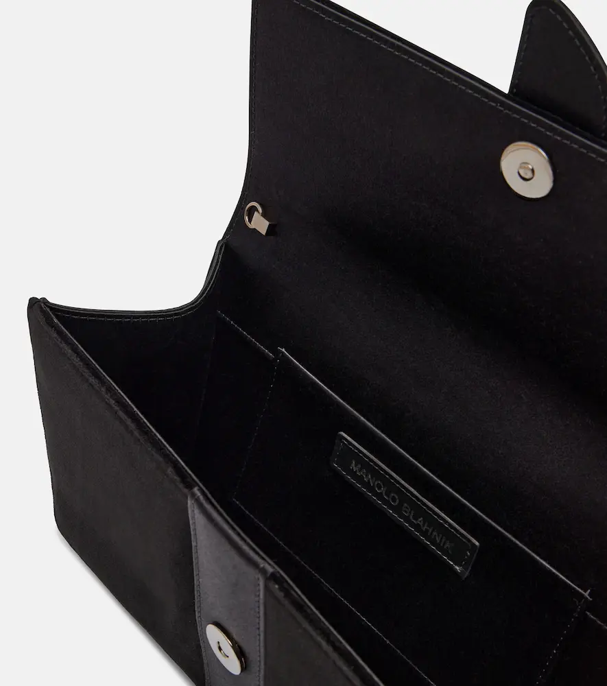 Manolo Blahnik Capri embellished velvet clutch | Thumbnail 2