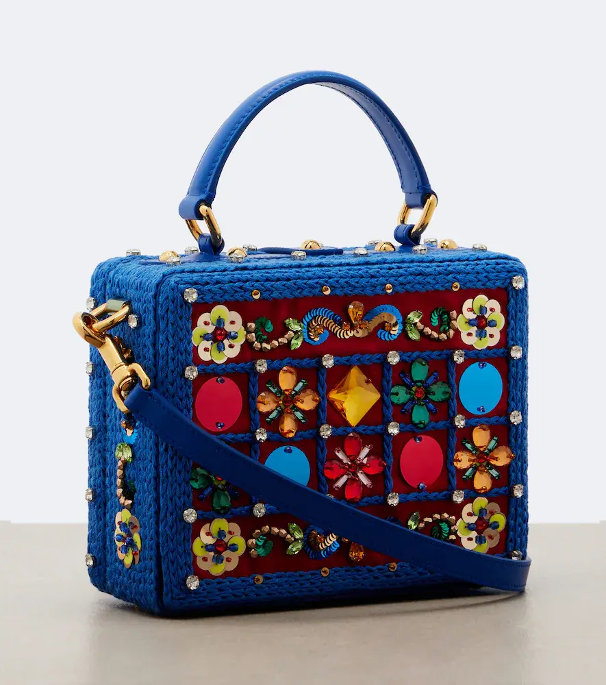 Dolce & Gabbana Dolce Box beaded box bag | Thumbnail 3 Dolce & Gabbana Dolce Box beaded box bag | Thumbnail 3