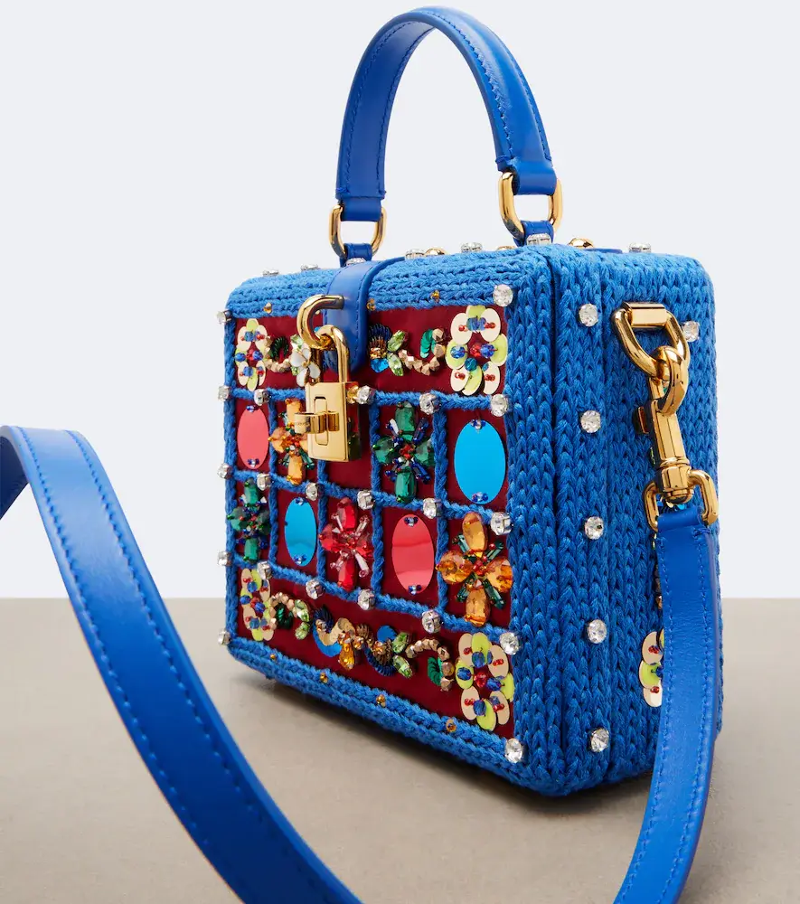 Dolce & Gabbana Dolce Box beaded box bag | Thumbnail 4 Dolce & Gabbana Dolce Box beaded box bag | Thumbnail 4
