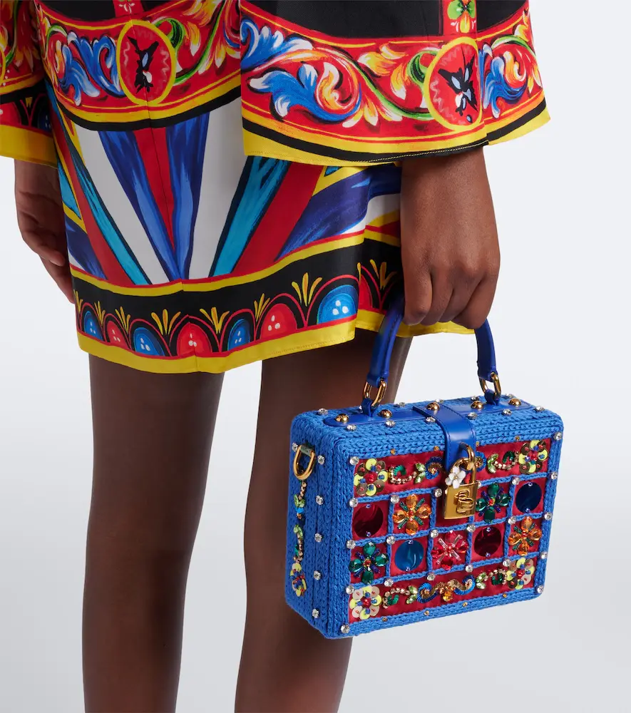 Dolce & Gabbana Dolce Box beaded box bag | Thumbnail 5 Dolce & Gabbana Dolce Box beaded box bag | Thumbnail 5