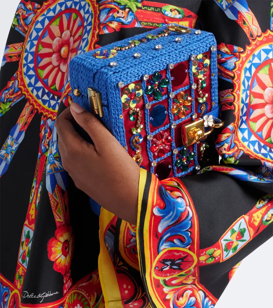 Dolce & Gabbana Dolce Box beaded box bag | Thumbnail 7 Dolce & Gabbana Dolce Box beaded box bag | Thumbnail 7