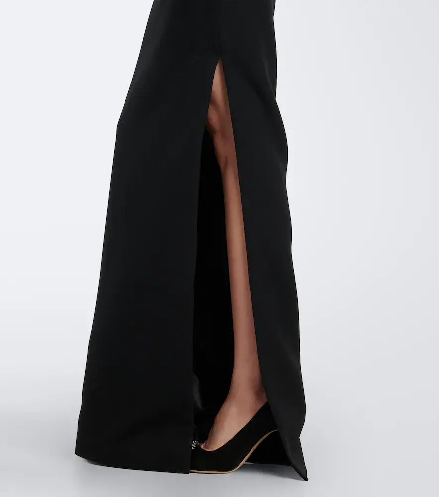 Safiyaa Kasia draped crêpe gown | Thumbnail 2 Safiyaa Kasia draped crêpe gown | Thumbnail 2