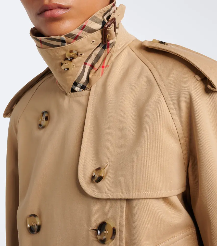 Burberry Double-breasted cotton gabardine jacket | Thumbnail 5
