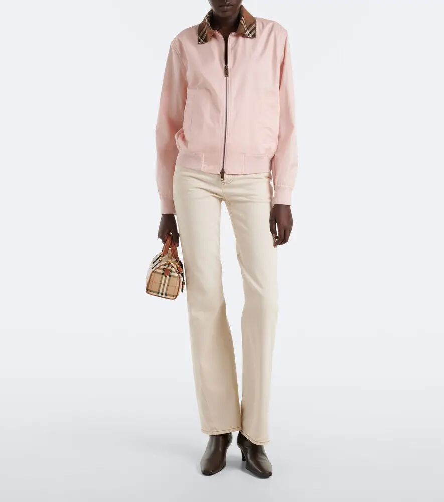 Burberry Check cotton blouson jacket | Thumbnail 5 Burberry Check cotton blouson jacket | Thumbnail 5