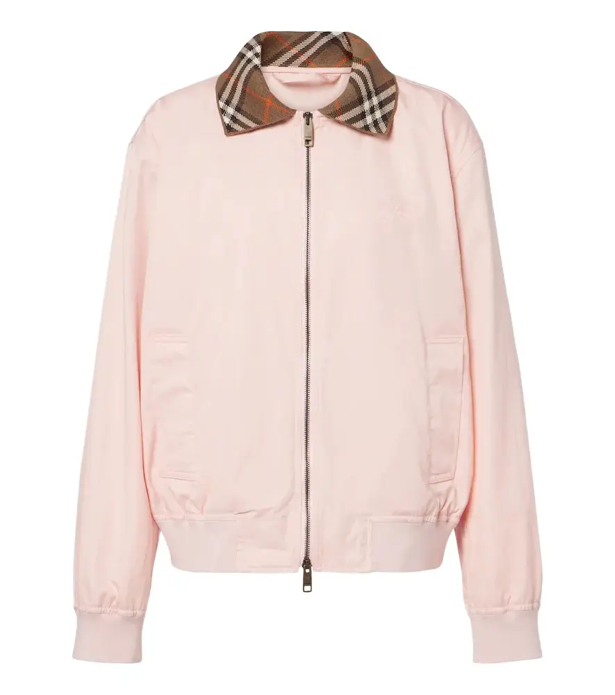 Burberry Check cotton blouson jacket | Image 1 Burberry Check cotton blouson jacket | Image 1
