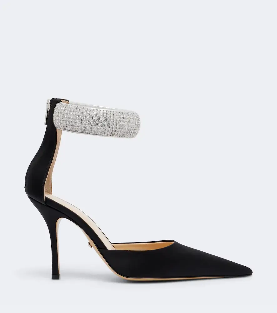 Mach & Mach She's A Lady embellished satin pumps | Thumbnail 3 Mach & Mach She's A Lady embellished satin pumps | Thumbnail 3