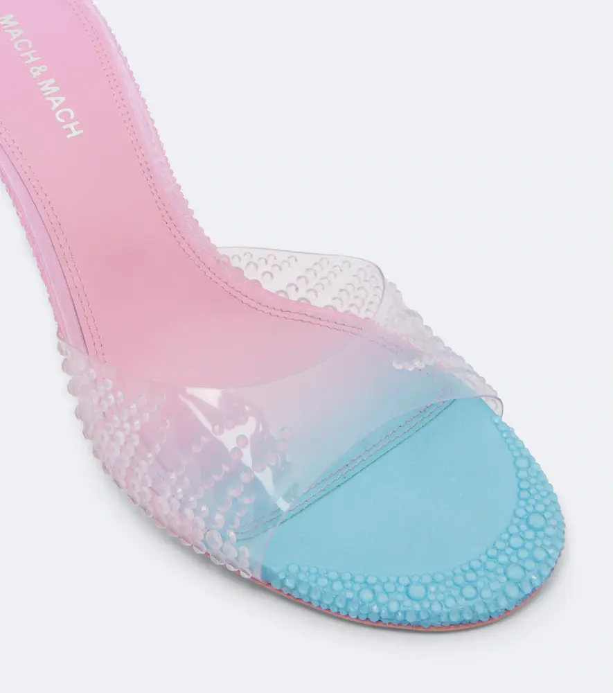 Mach & Mach Crystal Flame embellished PVC mules | Thumbnail 4 Mach & Mach Crystal Flame embellished PVC mules | Thumbnail 4