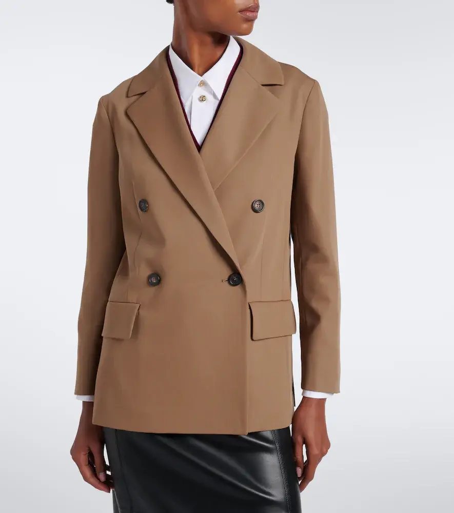 'S Max Mara Double-breasted virgin wool blazer | Thumbnail 3
