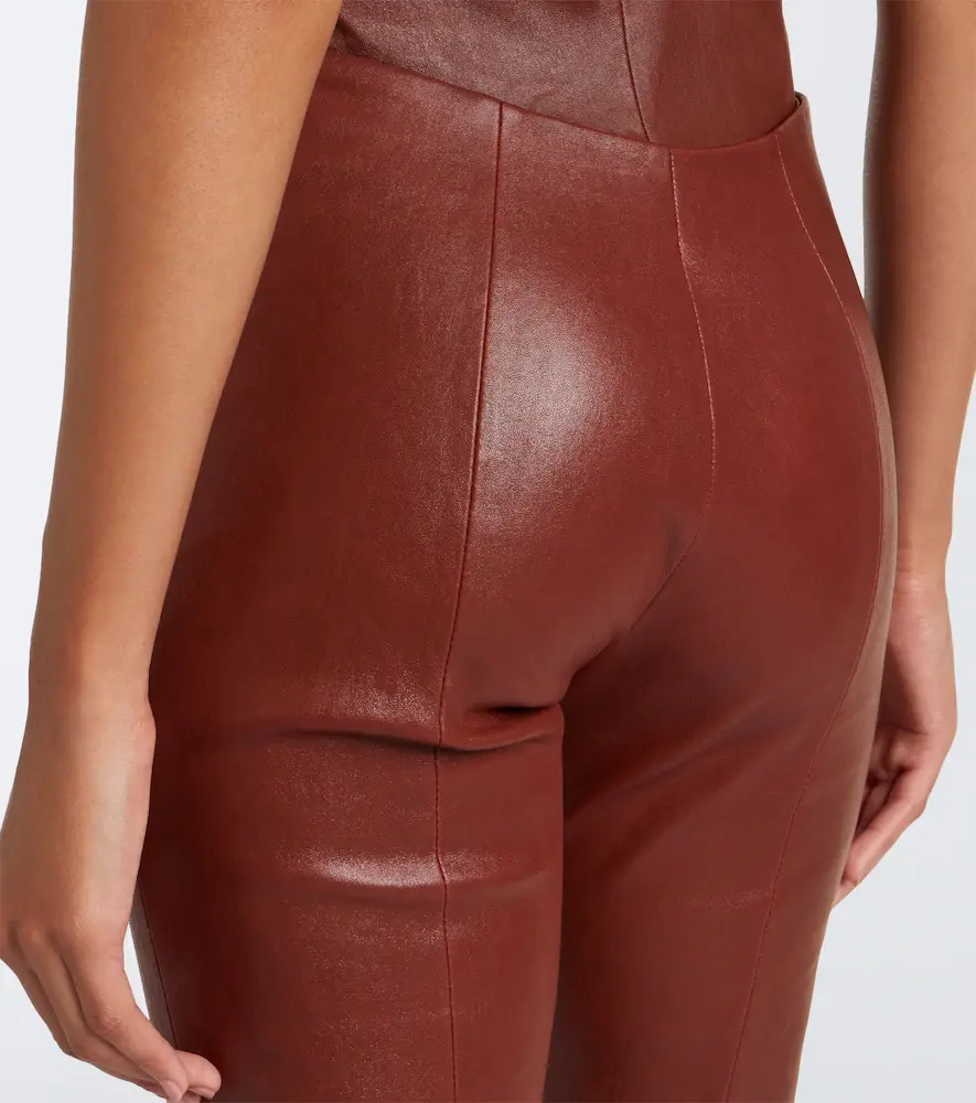 STOULS Gege leather flared pants | Thumbnail 2 STOULS Gege leather flared pants | Thumbnail 2