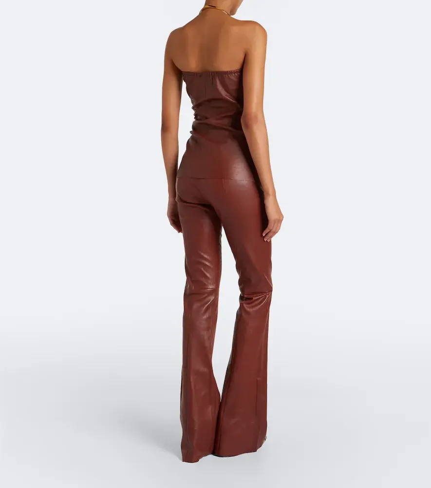 STOULS Gege leather flared pants | Thumbnail 5 STOULS Gege leather flared pants | Thumbnail 5