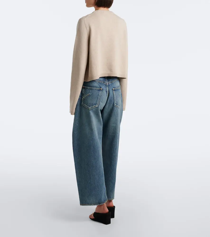 Alaïa Alaïa Faded barrel-leg jeans | Thumbnail 5 Alaïa Alaïa Faded barrel-leg jeans | Thumbnail 5