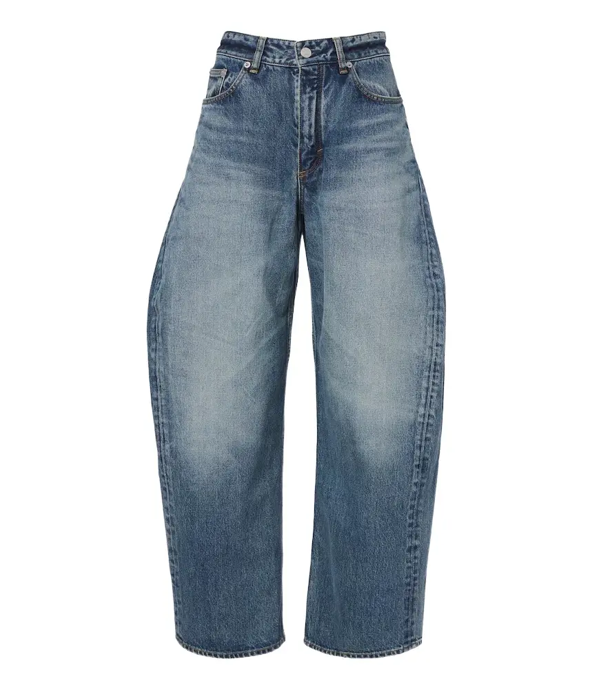 Alaia Alaïa Faded barrel-leg jeans | Image 1 Alaia Alaïa Faded barrel-leg jeans | Image 1