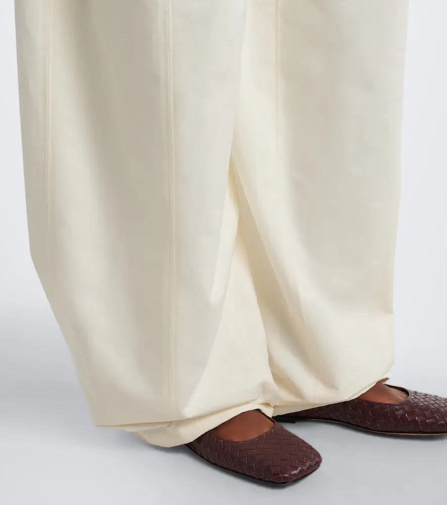 Bottega Veneta Cotton toile wide-leg pants | Thumbnail 5 Bottega Veneta Cotton toile wide-leg pants | Thumbnail 5