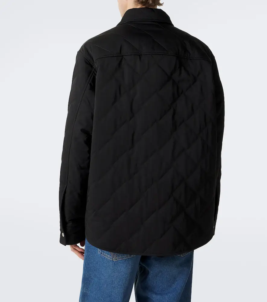Bottega Veneta Intrecciato quilted cotton-blend overshirt | Thumbnail 2 Bottega Veneta Intrecciato quilted cotton-blend overshirt | Thumbnail 2