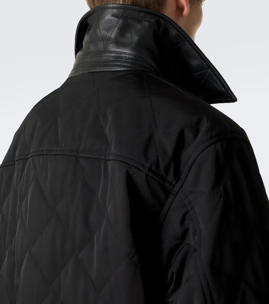 Bottega Veneta Intrecciato quilted cotton-blend overshirt | Thumbnail 4 Bottega Veneta Intrecciato quilted cotton-blend overshirt | Thumbnail 4