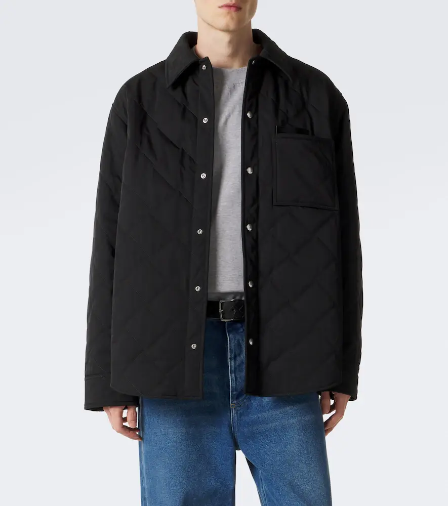 Bottega Veneta Intrecciato quilted cotton-blend overshirt | Thumbnail 5 Bottega Veneta Intrecciato quilted cotton-blend overshirt | Thumbnail 5