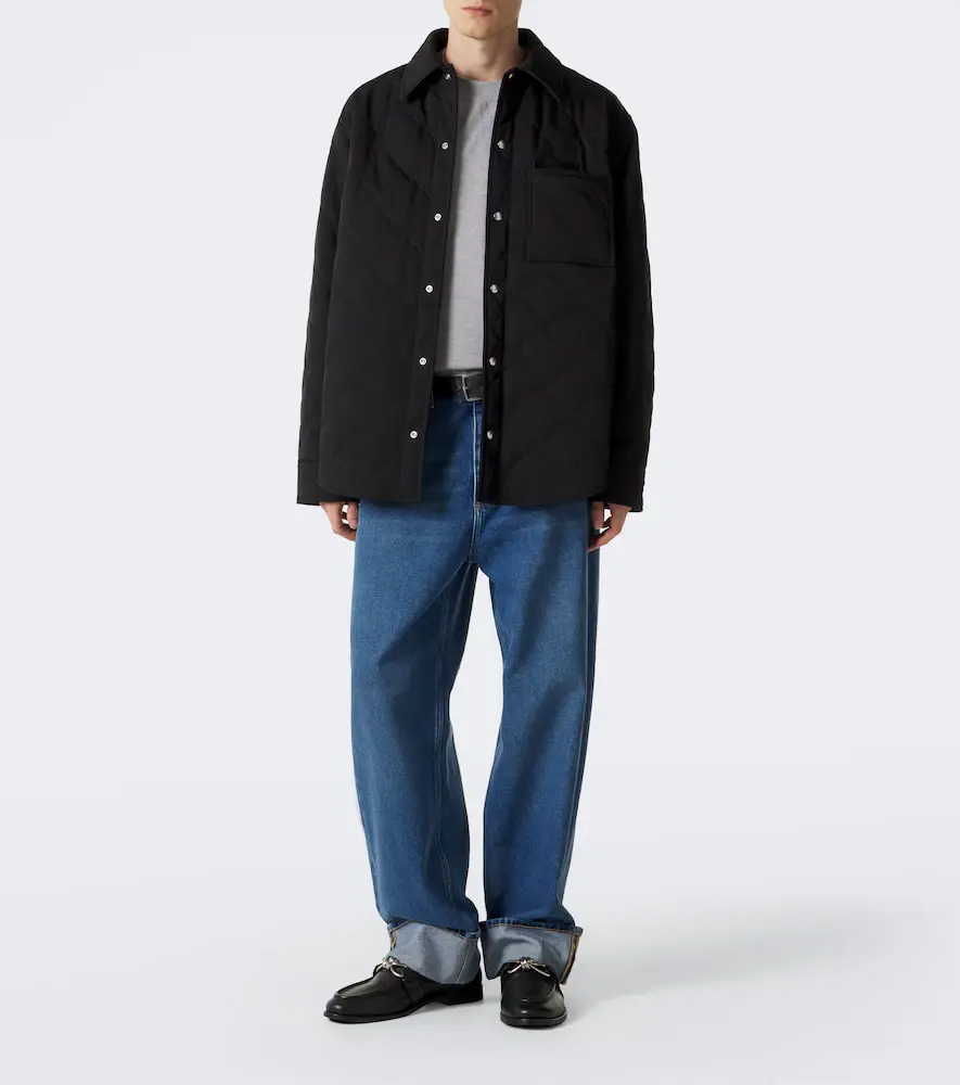 Bottega Veneta Intrecciato quilted cotton-blend overshirt | Thumbnail 8 Bottega Veneta Intrecciato quilted cotton-blend overshirt | Thumbnail 8