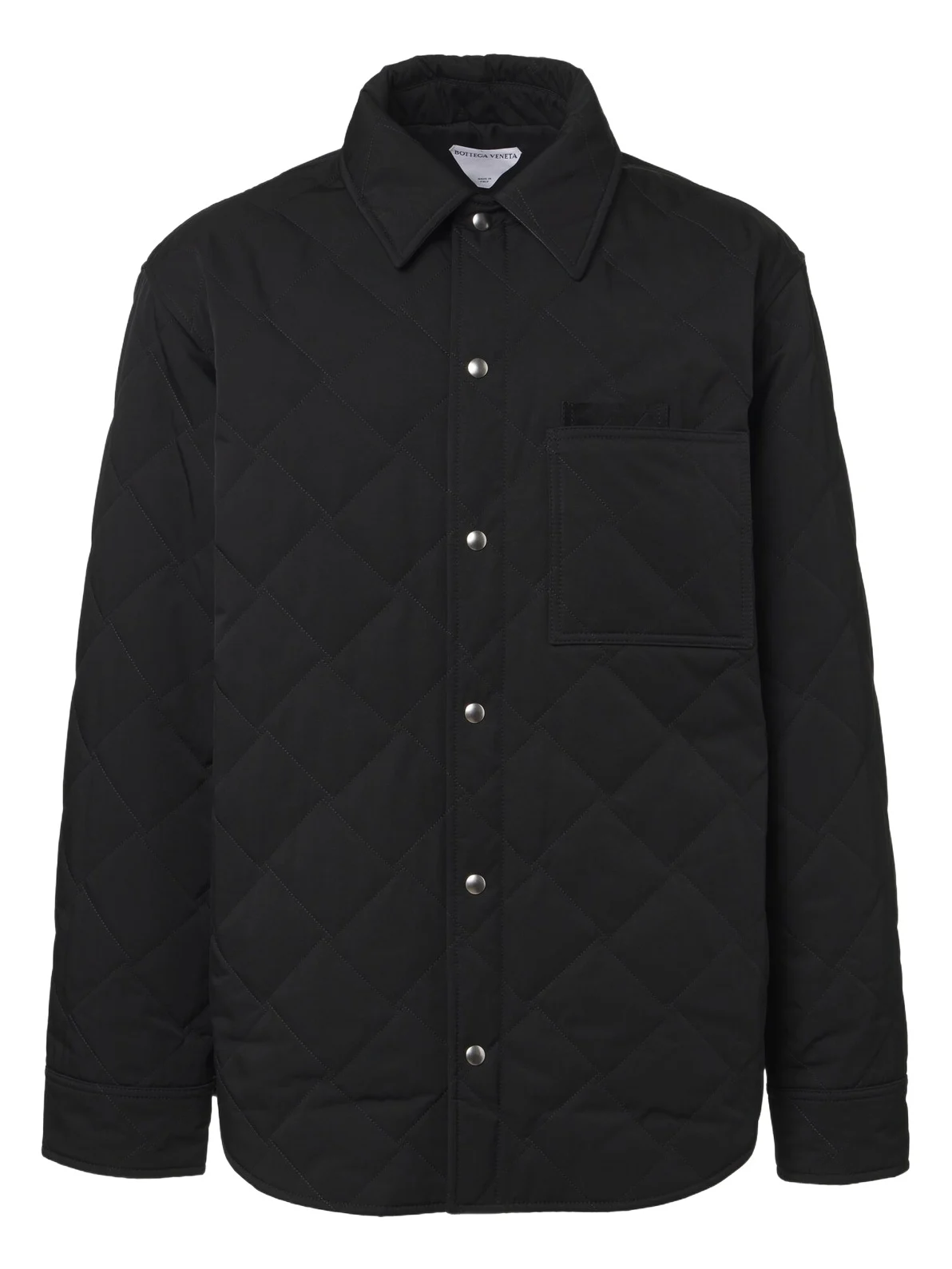 Bottega Veneta Intrecciato quilted cotton-blend overshirt
