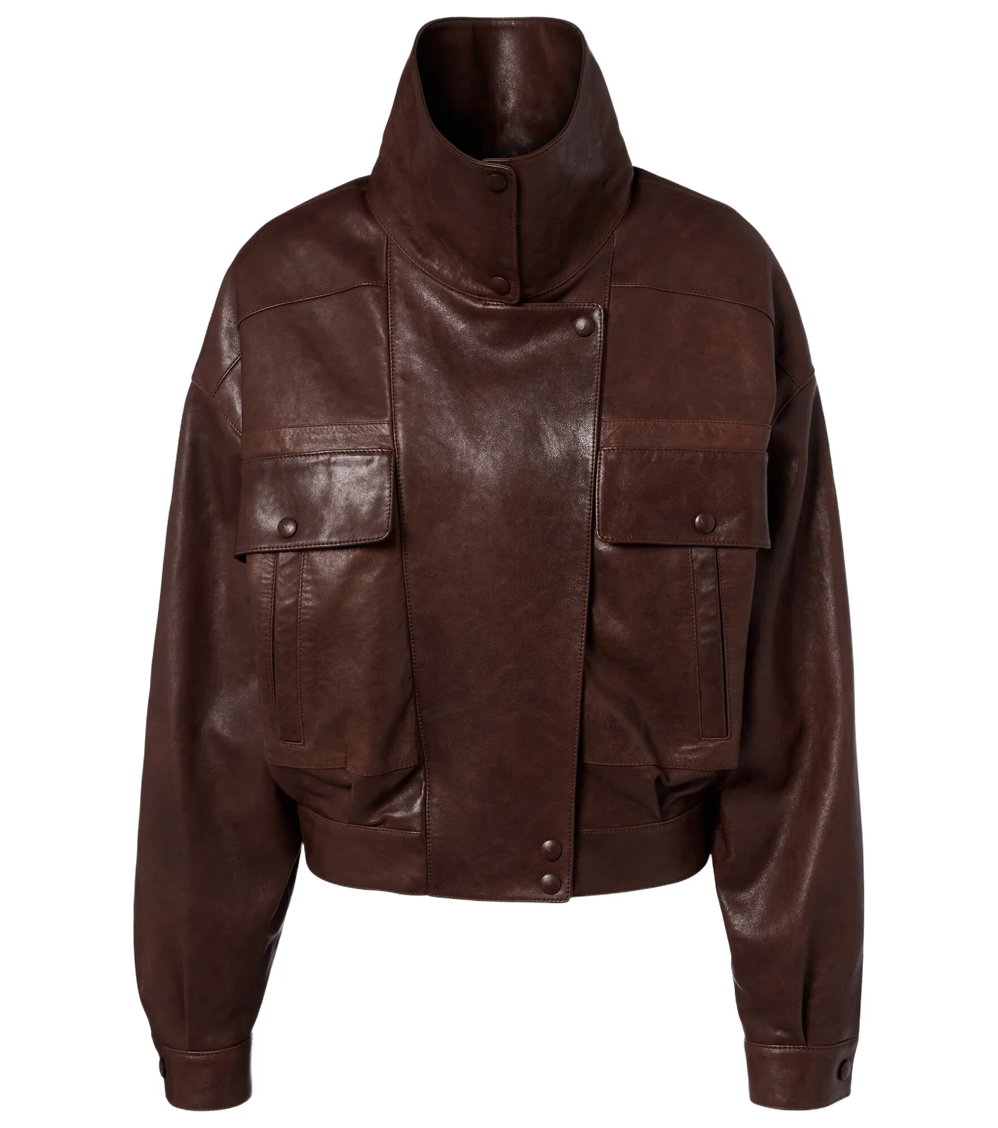 Leather bomber jacket Leather bomber jacket