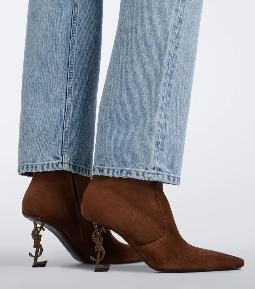 Saint Laurent Opyum suede ankle boots | Thumbnail 6 Saint Laurent Opyum suede ankle boots | Thumbnail 6