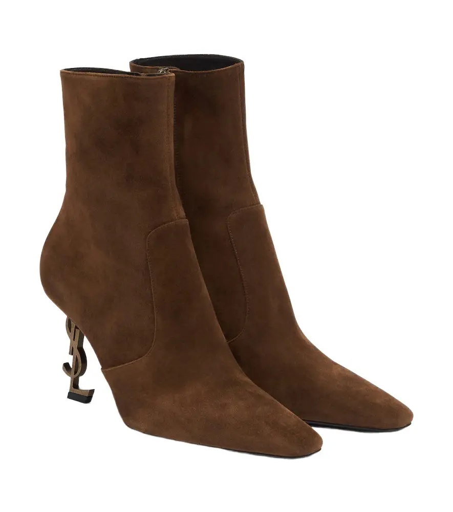 Saint Laurent Opyum suede ankle boots | Image 1 Saint Laurent Opyum suede ankle boots | Image 1