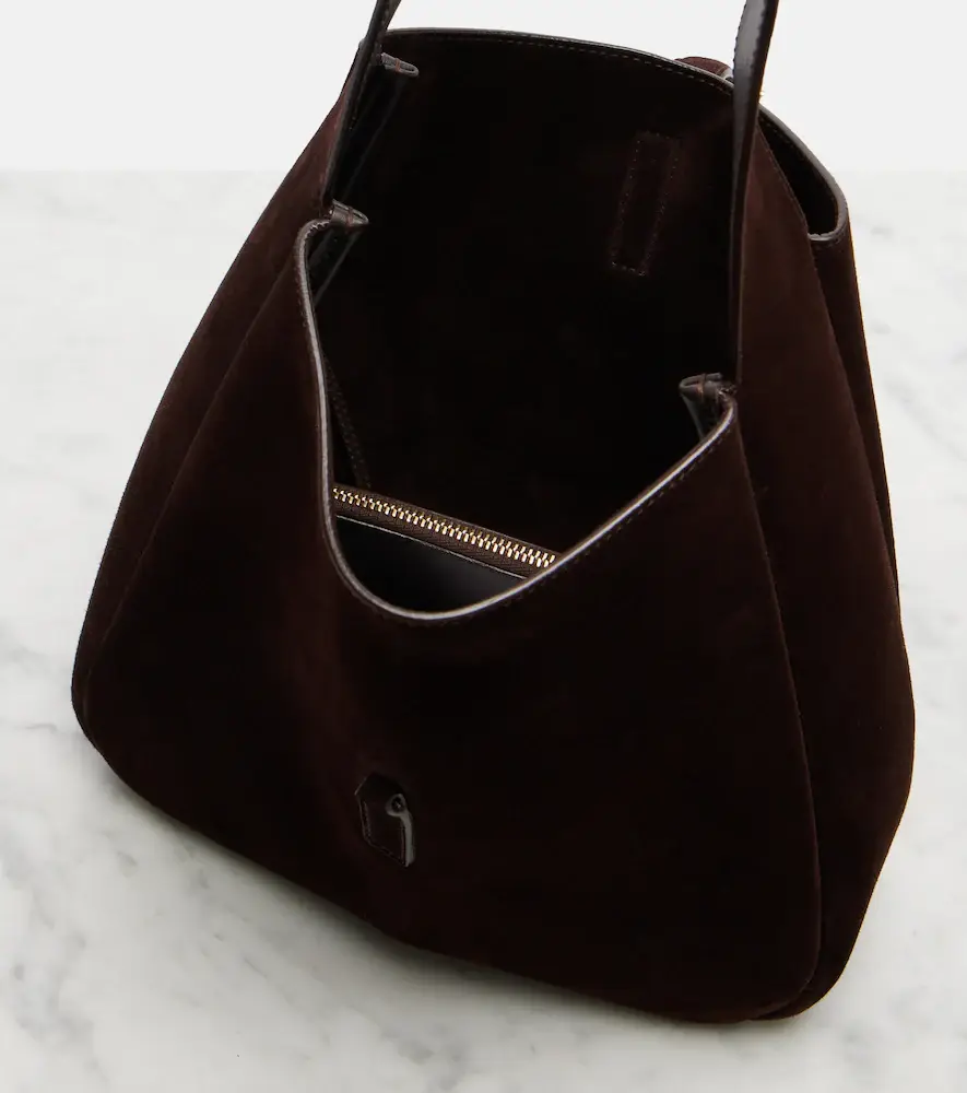 Saint Laurent Le 5 à 7 Large suede shoulder bag | Thumbnail 6 Saint Laurent Le 5 à 7 Large suede shoulder bag | Thumbnail 6