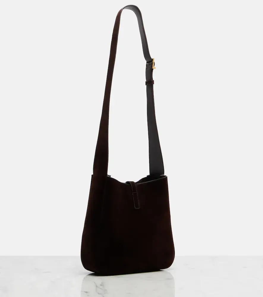 Saint Laurent Le 5 à 7 Large suede shoulder bag | Thumbnail 7 Saint Laurent Le 5 à 7 Large suede shoulder bag | Thumbnail 7