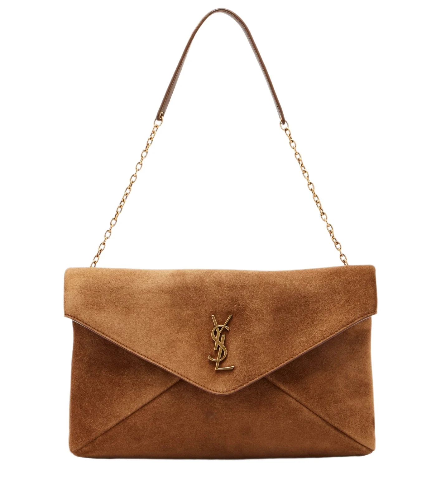 Saint Laurent Cassandre Large suede shoulder bag