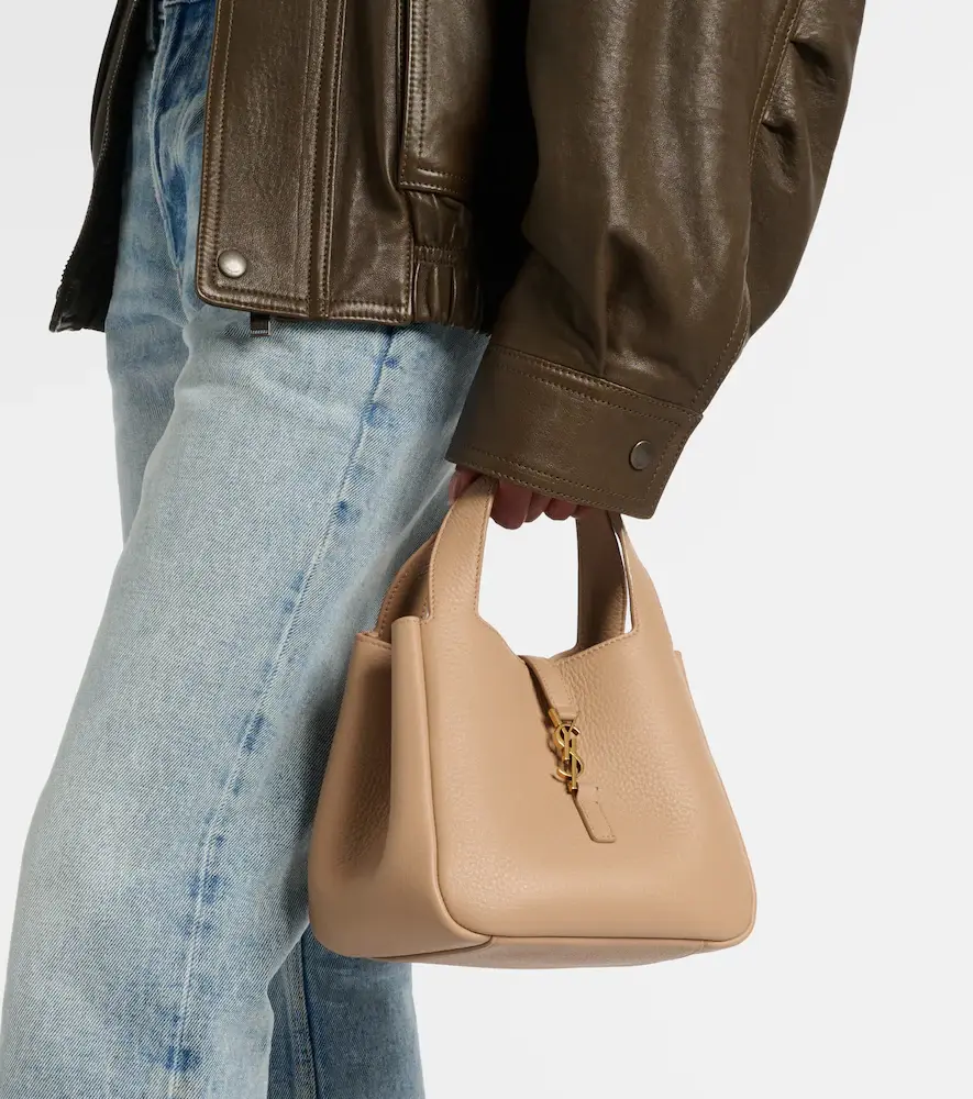 Saint Laurent Le 5 à 7 Baby Bea leather top-handle bag | Thumbnail 4 Saint Laurent Le 5 à 7 Baby Bea leather top-handle bag | Thumbnail 4