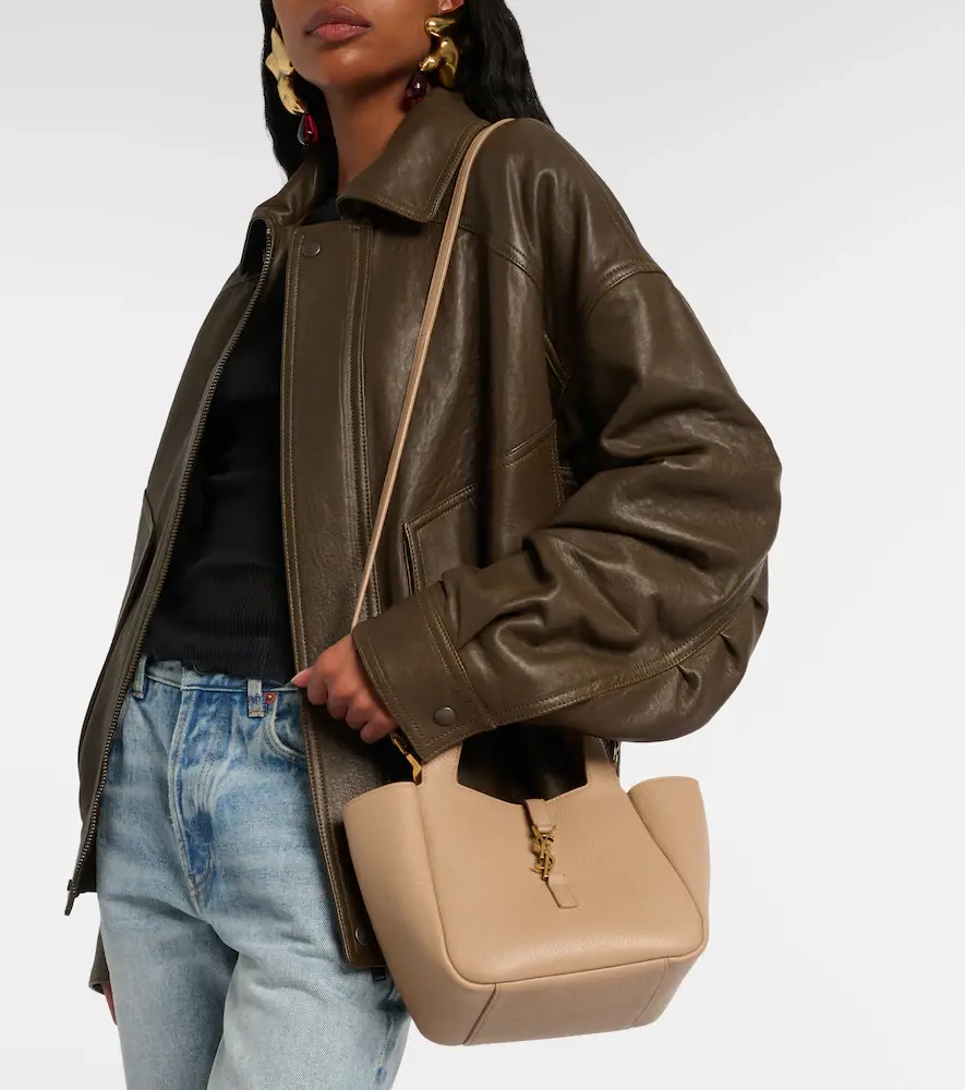 Saint Laurent Le 5 à 7 Baby Bea leather top-handle bag | Thumbnail 6 Saint Laurent Le 5 à 7 Baby Bea leather top-handle bag | Thumbnail 6