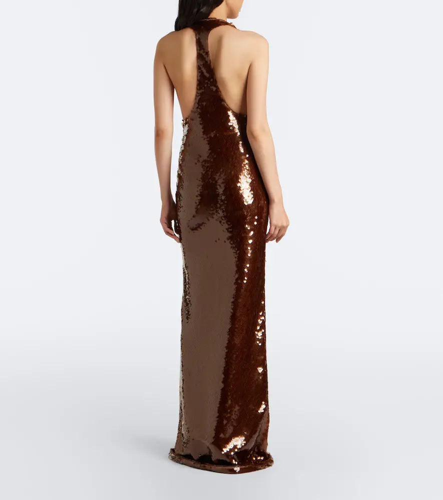 The New Arrivals Ilkyaz Ozel Olympia sequined gown | Thumbnail 3 The New Arrivals Ilkyaz Ozel Olympia sequined gown | Thumbnail 3
