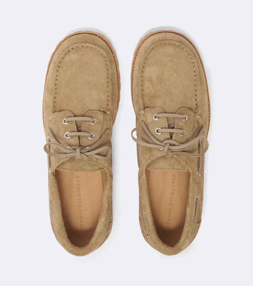 Studio Nicholson Guston suede boat shoes | Thumbnail 4 Studio Nicholson Guston suede boat shoes | Thumbnail 4