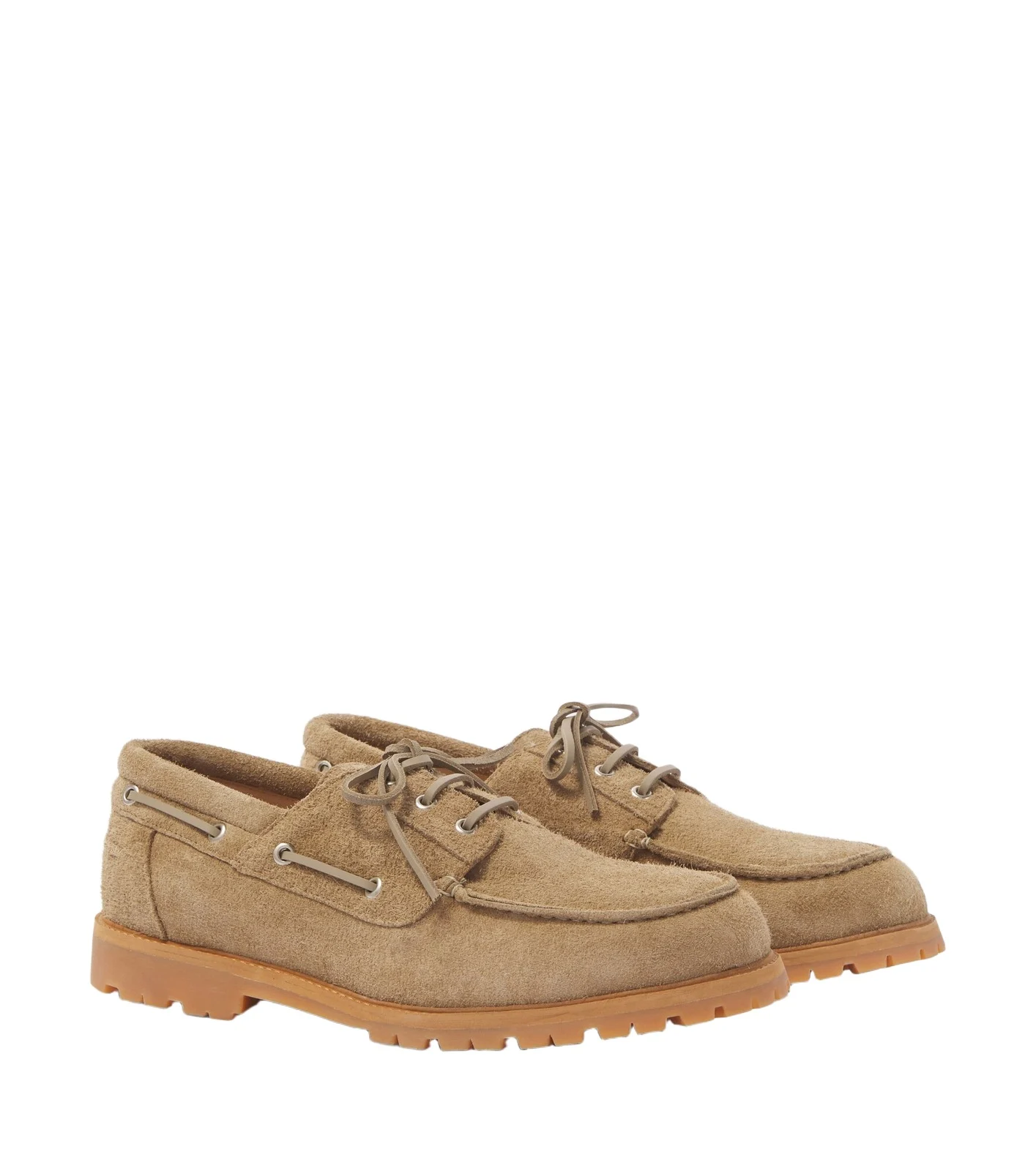 Studio Nicholson Guston suede boat shoes
