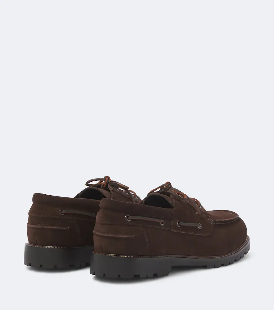 Studio Nicholson Guston suede boat shoes | Thumbnail 4