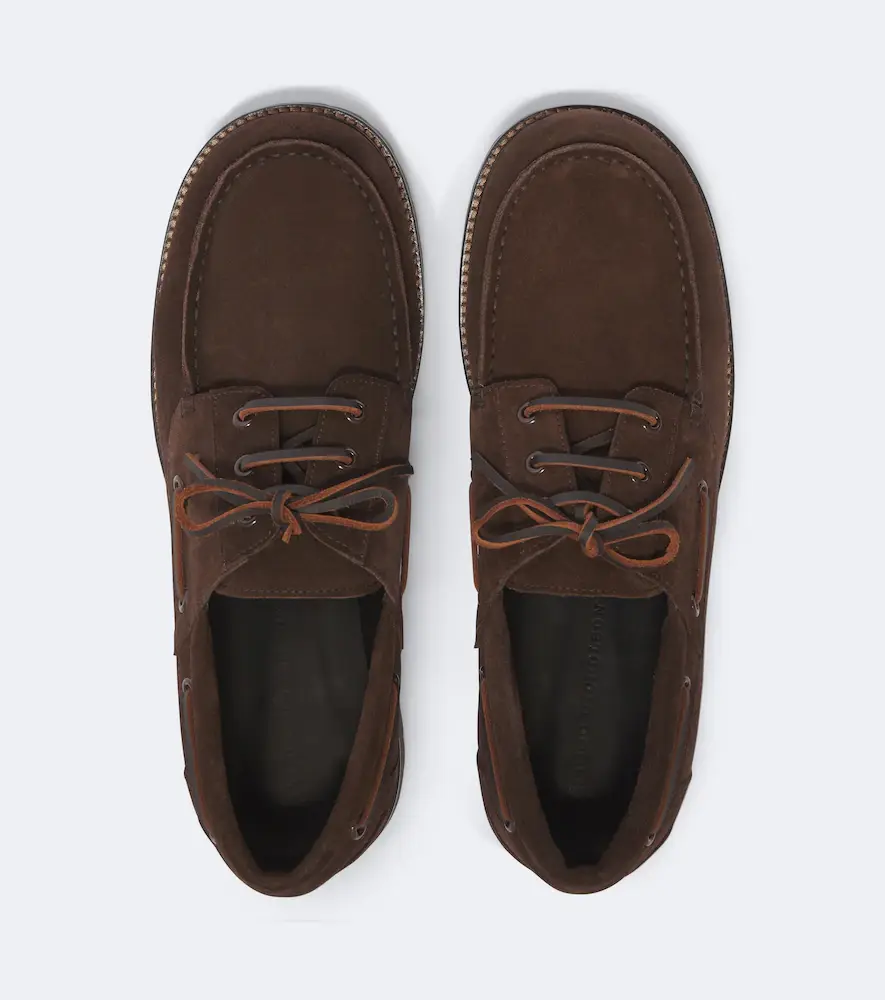 Studio Nicholson Guston suede boat shoes | Thumbnail 6