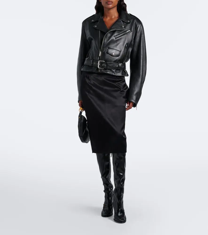 Saint Laurent Le Loafer leather knee-high boots | Thumbnail 6