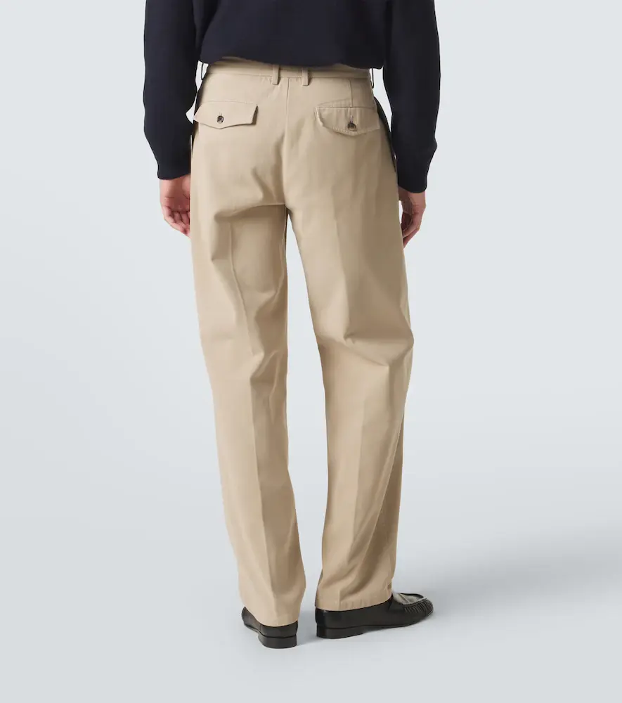 The Row Tomasino cotton twill straight pants | Thumbnail 3
