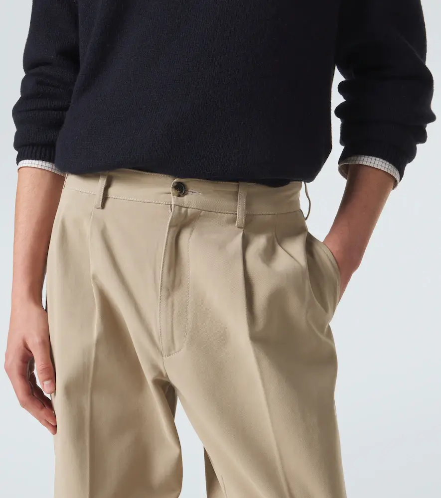 The Row Tomasino cotton twill straight pants | Thumbnail 5