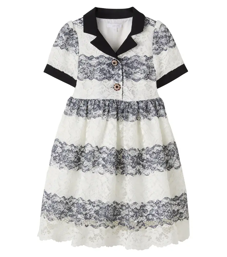Patachou Striped lace dress | Image 1 Patachou Striped lace dress | Image 1