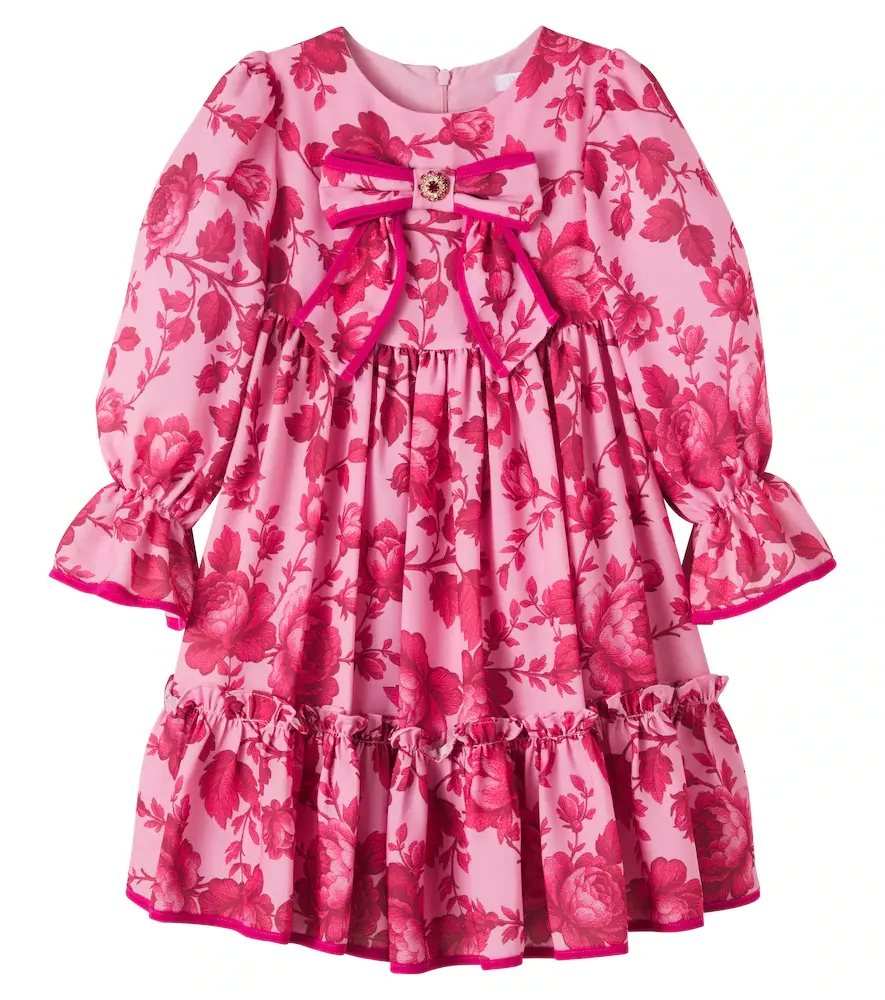 Patachou Bow-detail floral dress | Image 1 Patachou Bow-detail floral dress | Image 1