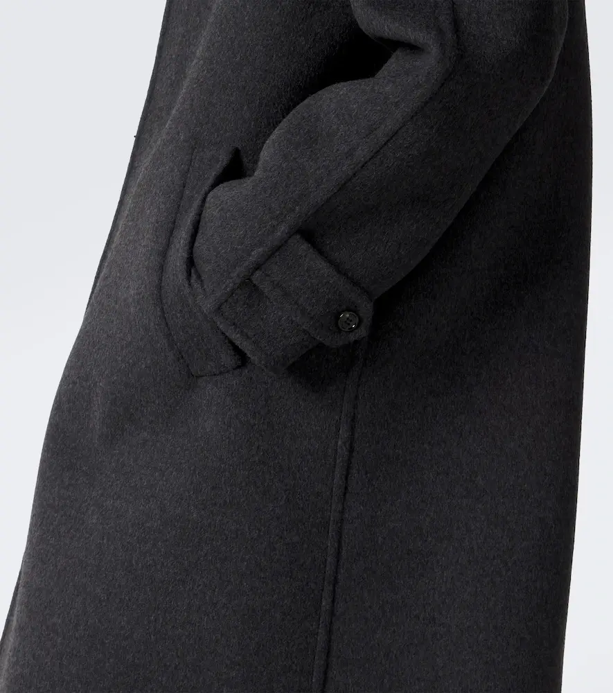 Valentino Wool and silk coat | Thumbnail 2 Valentino Wool and silk coat | Thumbnail 2