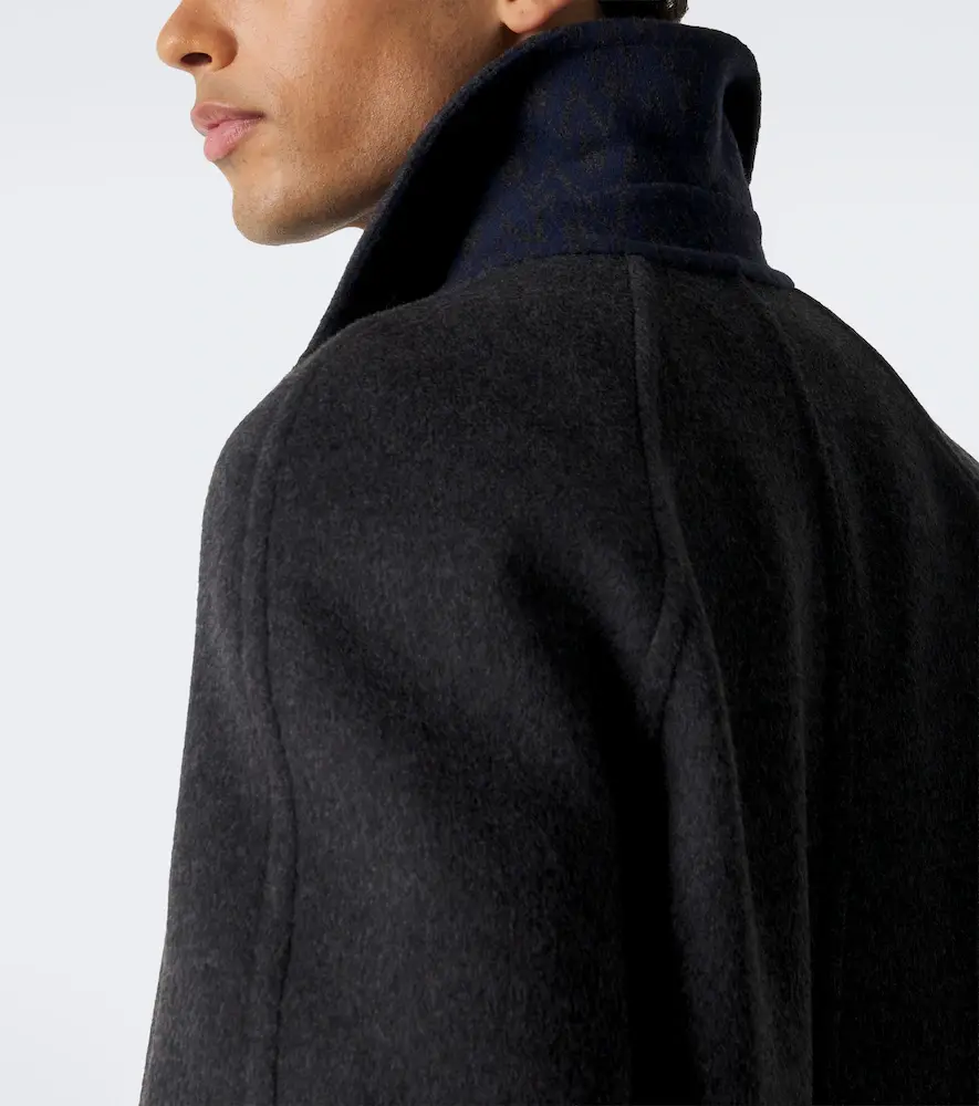 Valentino Wool and silk coat | Thumbnail 4 Valentino Wool and silk coat | Thumbnail 4