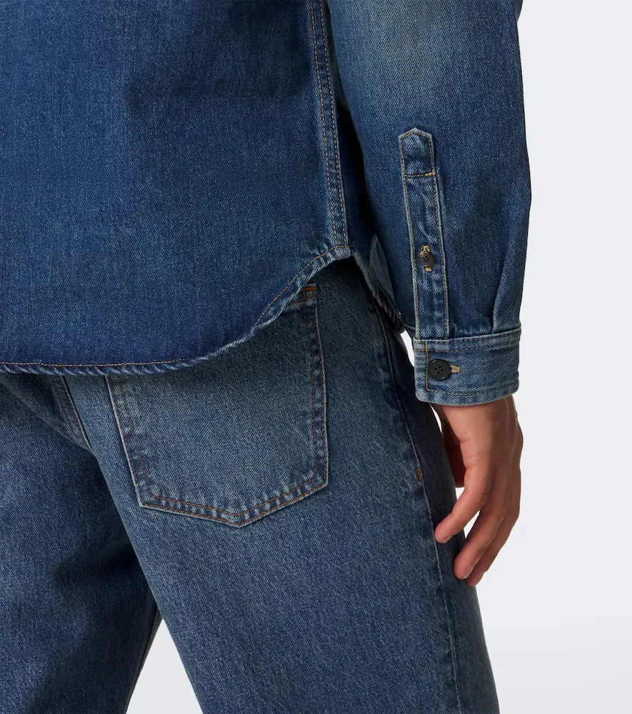 Saint Laurent Cassandre denim shirt | Thumbnail 5