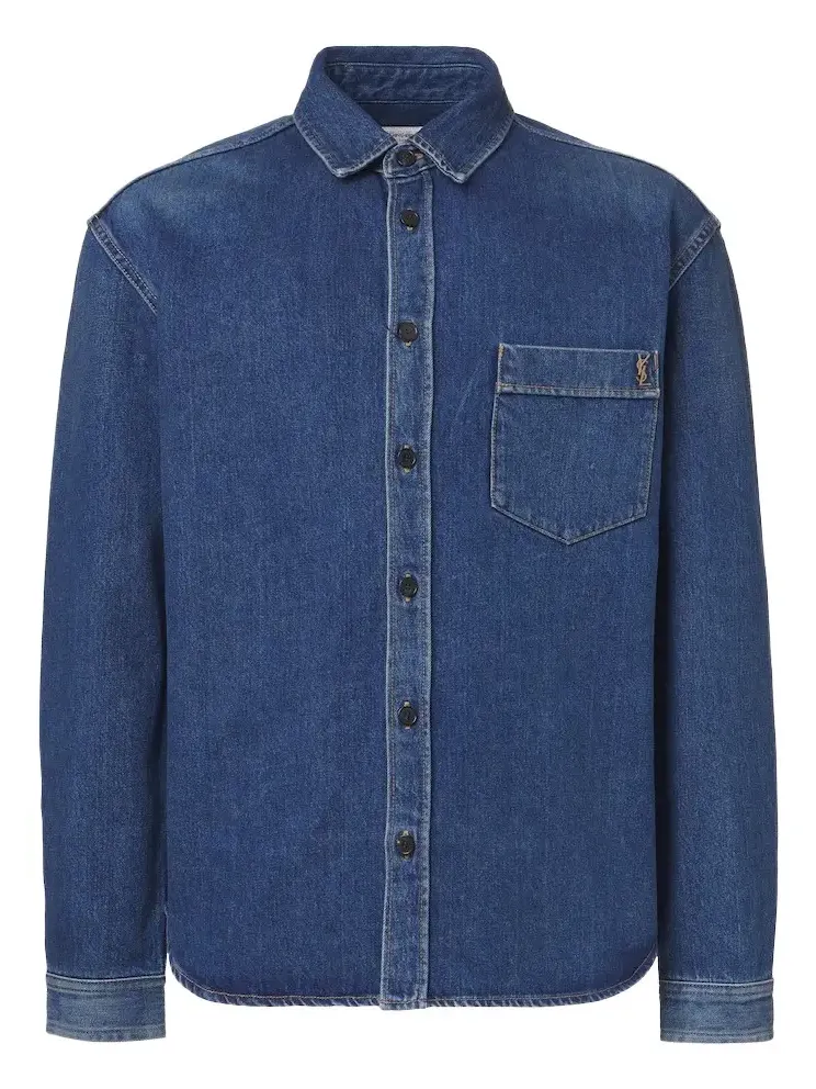 Saint Laurent Cassandre denim shirt