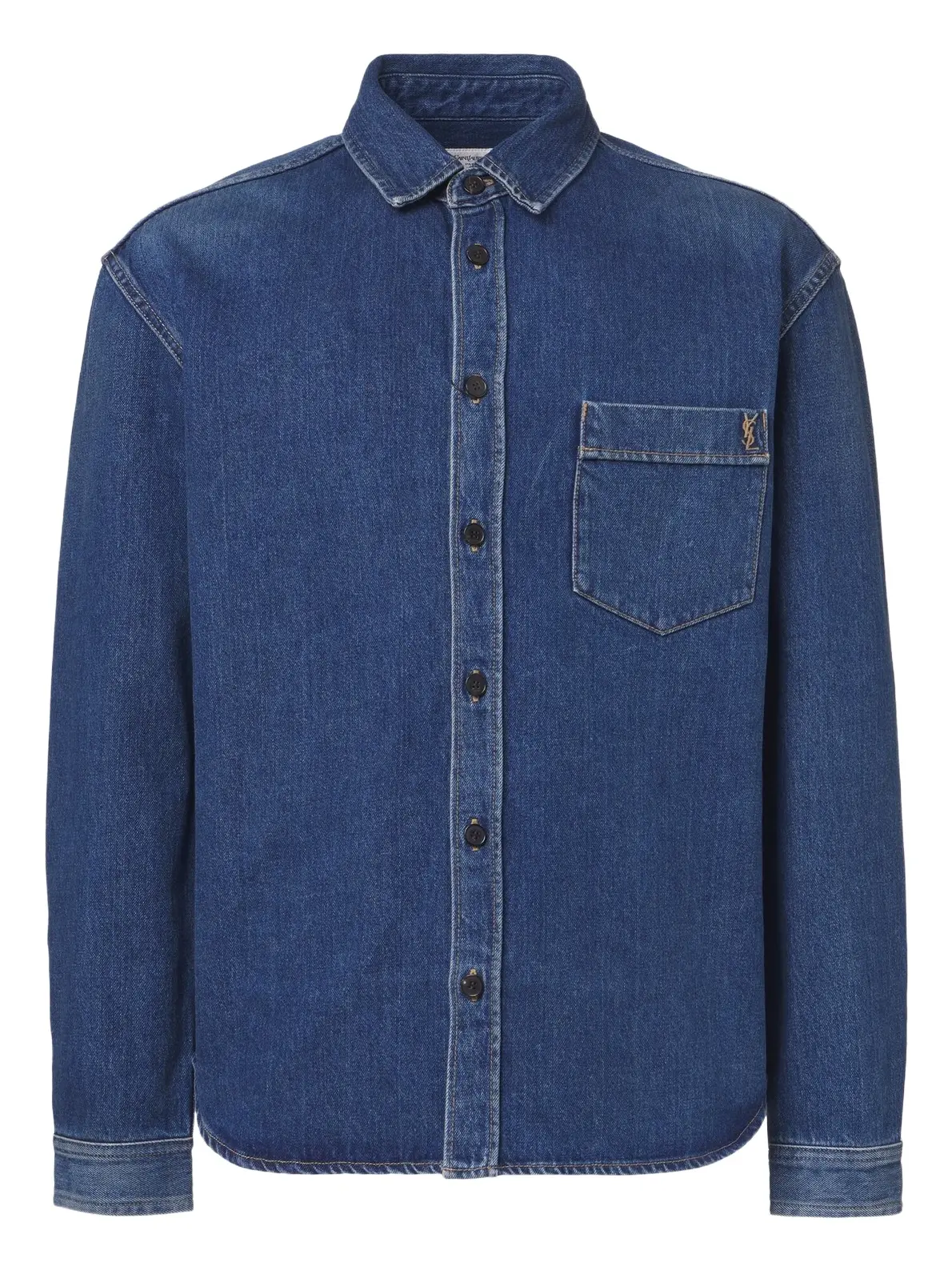 Saint Laurent Cassandre denim shirt